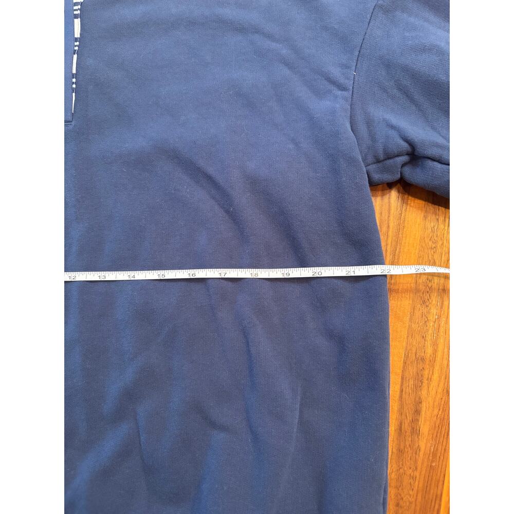 JoyLab Women’s French Terry Polo Sweatshirt – Dark Blue – Small - Picture 4 of 6